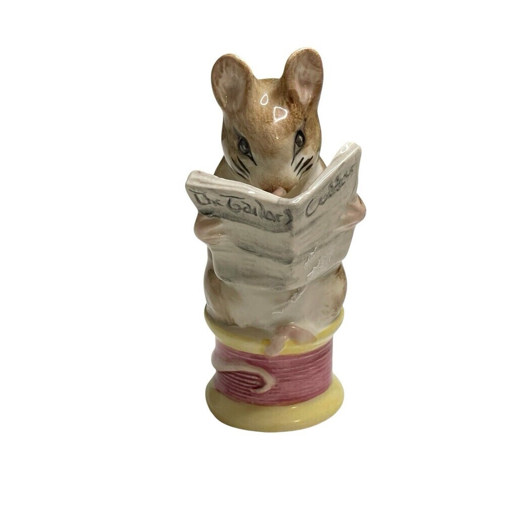 Beatrix Potter Tailor Of Gloucester Mouse Made In England Royal Albert 1989